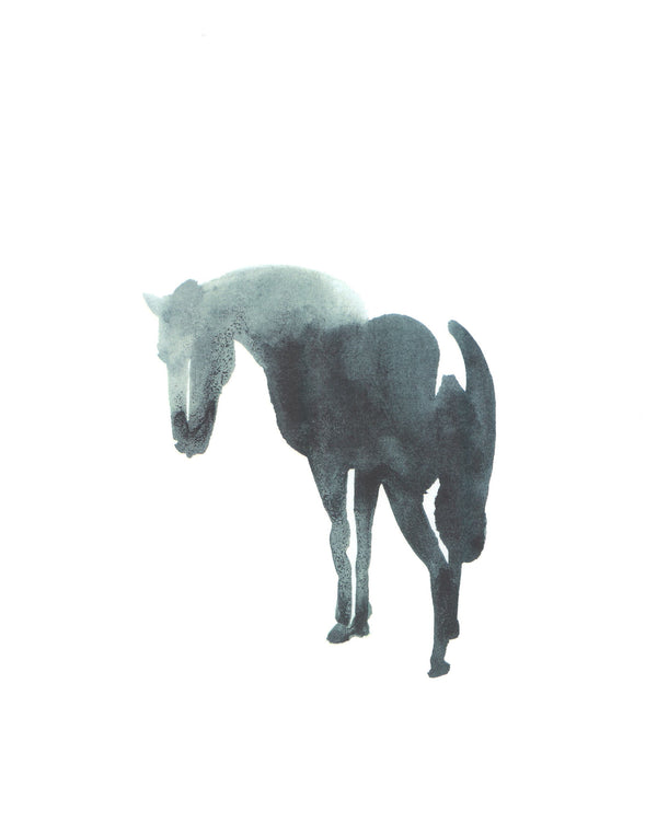 Chinese horse, 1996 by Aurore de la Morinerie - 16 X 20 Inches (Art Print)