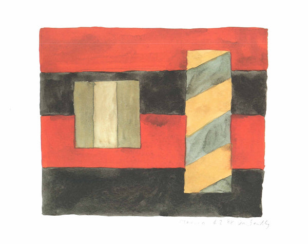 Mexico ''4.2.88'', 1988 by Sean Scully - 16 X 20 Inches (Art Print)