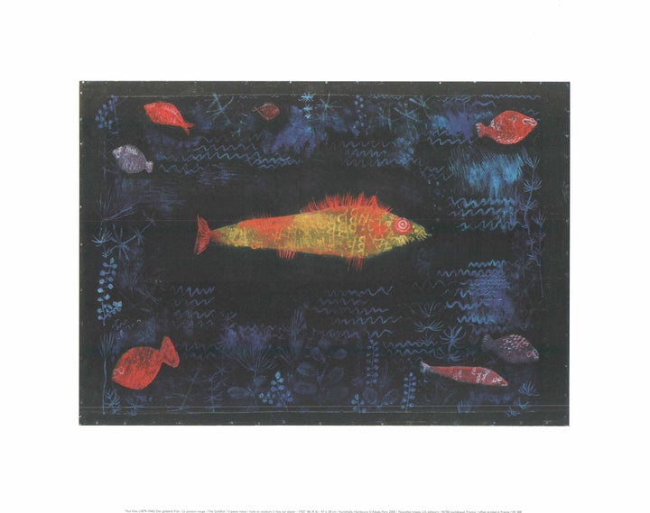 The Golden Fish, 1925 by Paul Klee - 16 X 20 Inches (Art Print)