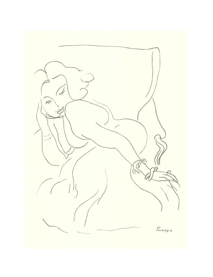 Themes and Variations E5, 1941 by Henri Matisse - 16 X 20 Inches (Art Print)