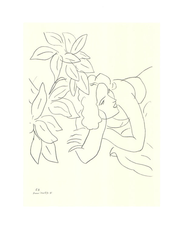 Themes and Variations E8, 1941 by Henri Matisse - 16 X 20 Inches (Art Print)