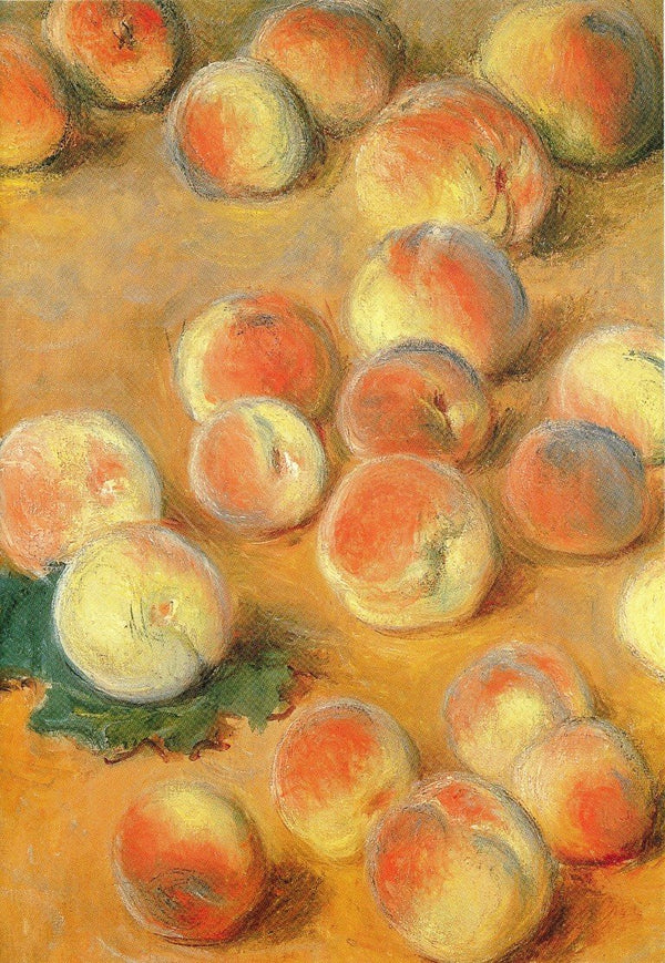 Peaches, 1883 by Claude Monet - 5 X 7 Inches (Greeting Card)