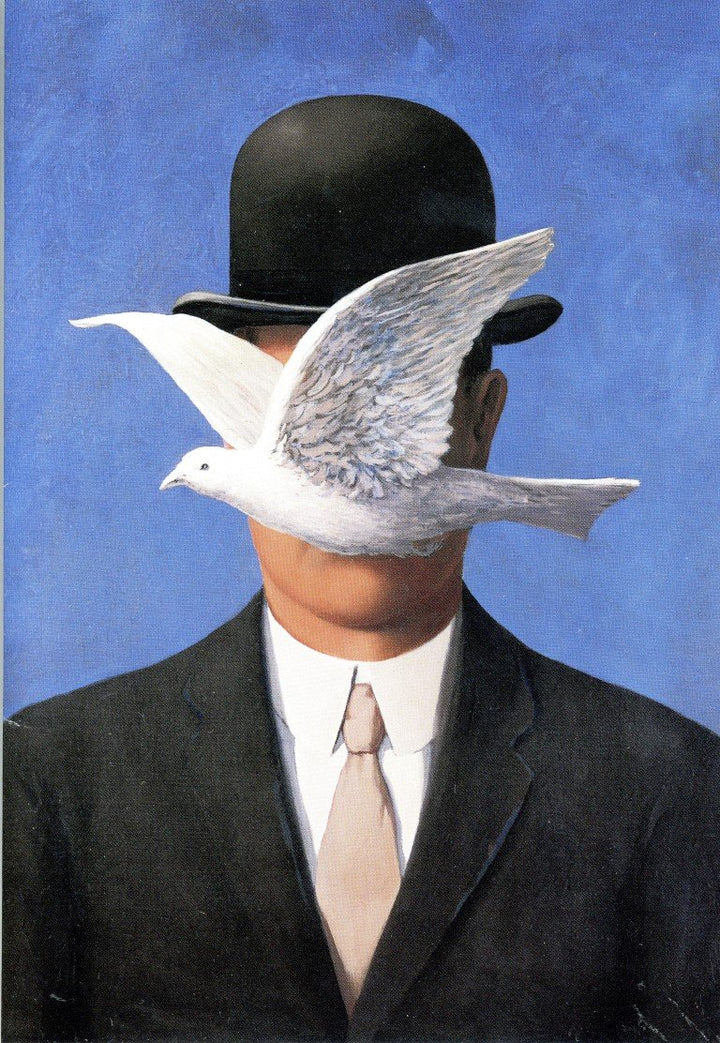 L'Homme au Chapeau Melon, 1964 by René Magritte - 5 X 7 Inches