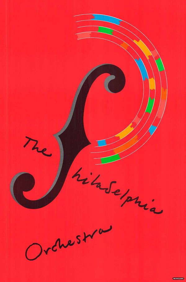 The Philadelphia Orchestra by Milton Glaser - 24 X 36 Inches (Art Print)