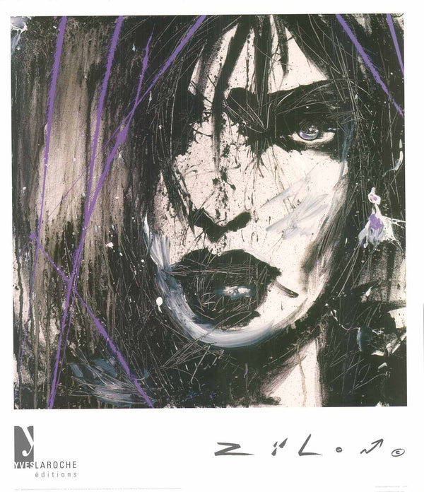 White Female Devil, 2002 by Zilon - 19 X 22 inches (Art Print)