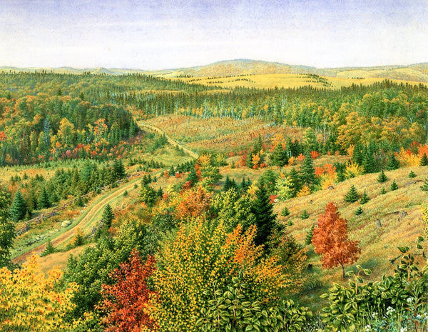 New Brunswick Landscape, 1879 by William Hind - 5 X 7" (Greeting Card)