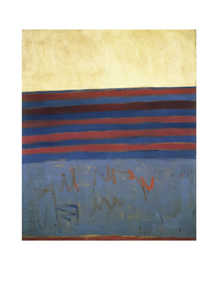 Your Lips are Blue, 1958 by Frank Stella - 24 X 32 Inches
