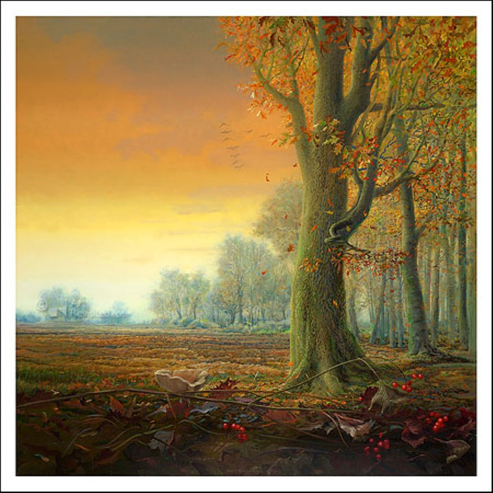 Autumn by Ger Stallenberg - 6 X 6" (Greeting Card)