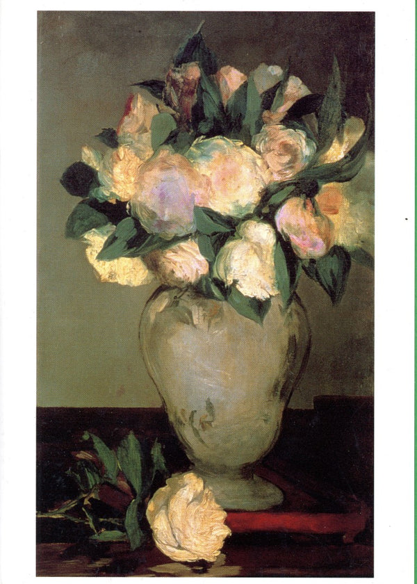 Pivoines by Edouard Manet - 5 X 7 Inches (Note Card)