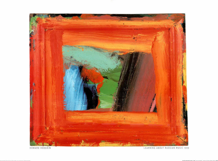 Learning About Russian Music, 1999 by Howard Hodgkin - 24 X 32 Inches (Art Print)