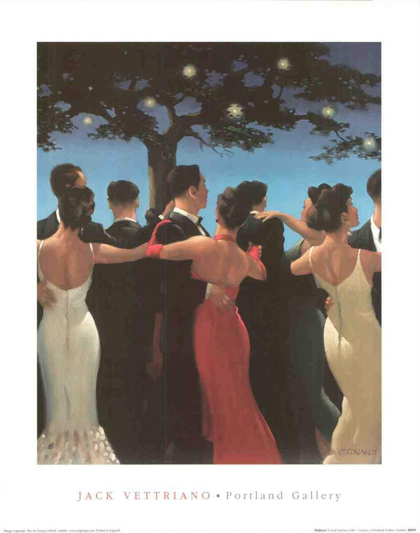 Waltzers by Jack Vettriano - 16 X 20 Inches (Art Print)
