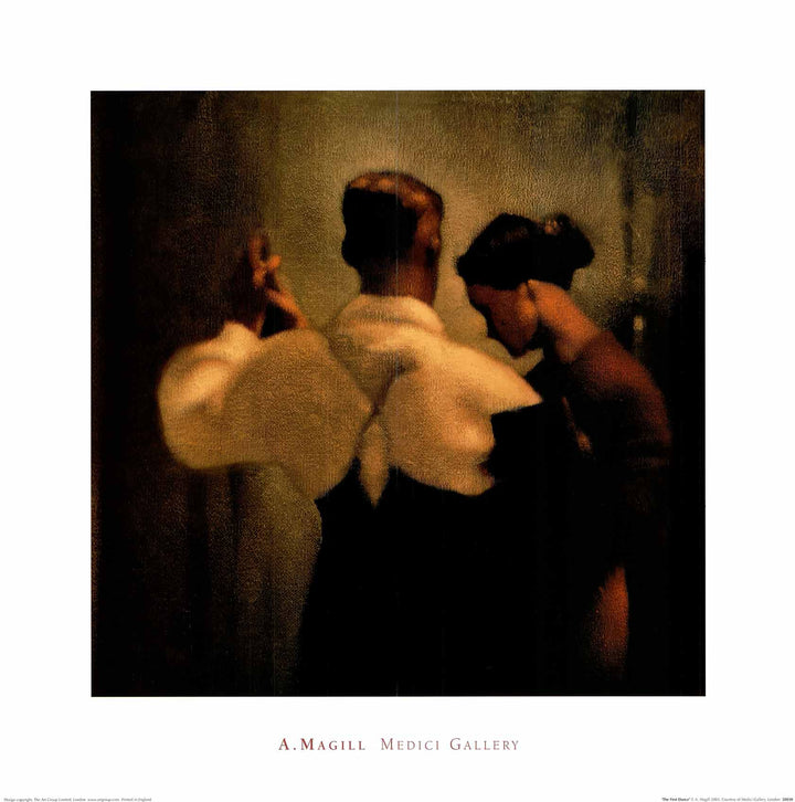 The First Dance by Anne Magill - 24 X 24 Inches (Art Print)