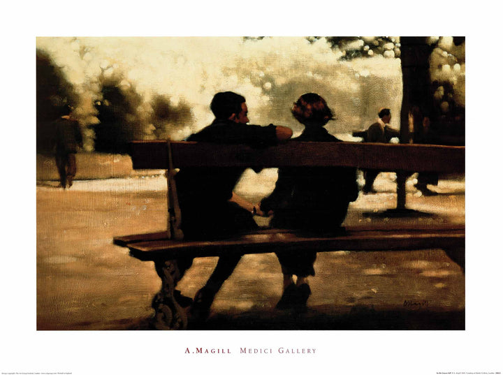 As the Leaves Fall by Anne Magill - 24 X 32 Inches (Art Print)