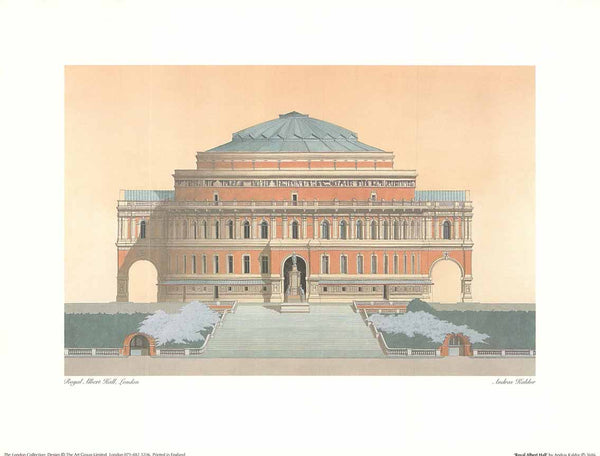 Royal Albert Hall by Andras Kaldor - 12 X 16 Inches (Art Print)