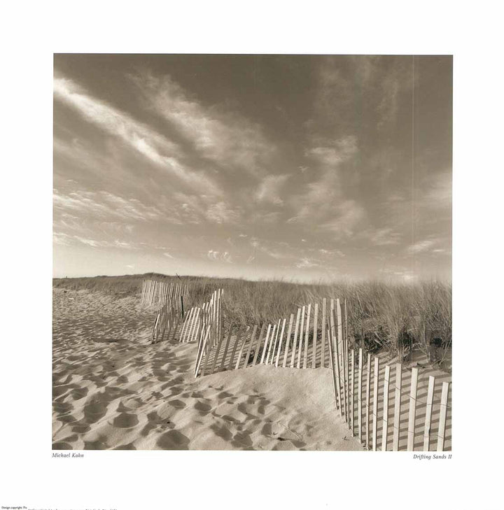 Drifting Sands II by Michael Kahn - 16 X 16" - Fine Art Poster.