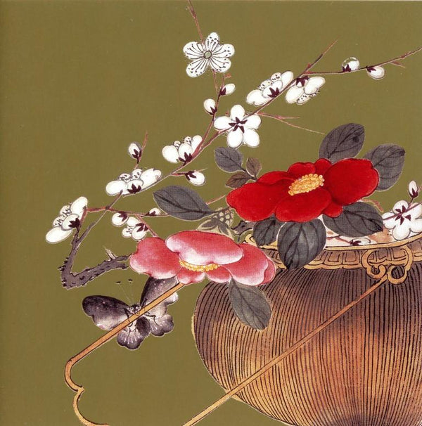 Liu Hua - Fleurs et insectes, fin du 19e siècle