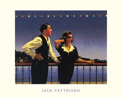 Midnight Blue by Jack Vettriano - 16 X 20" - Fine Art Posters.
