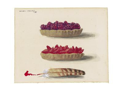 Tartes aux Fruits Rouges de Michel Lablais - 12 X 16" - Affiches d'art.