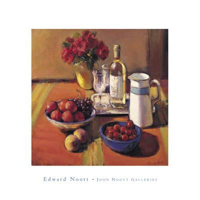 Still Life, Late Afternoon by Edward Noott - 16 X 16 Inches (Art Print)