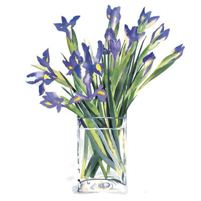 Irises by Claire Winteringham - 16 X 16" - Fine Art Posters.