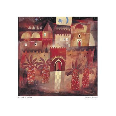 Desert Town by Frank Taylor - 16 X 16 Inches (Art Print)