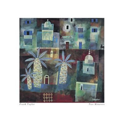 Two Minarets by Frank Taylor - 16 X 16 Inches (Poster)