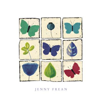 Four Butterflies by Jenny Frean - 16 X 16 Inches (Art Print)