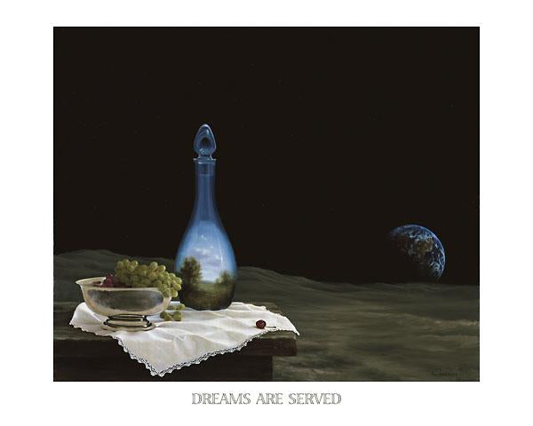 Dreams Are Served by Samy Charnine - 24 X 30" - Fine Art Posters.