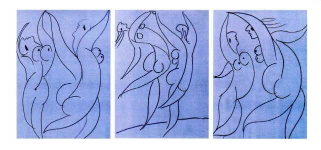 The Dance, 1933 by Pablo Picasso - 5 X 9 inches (Greeting Card)