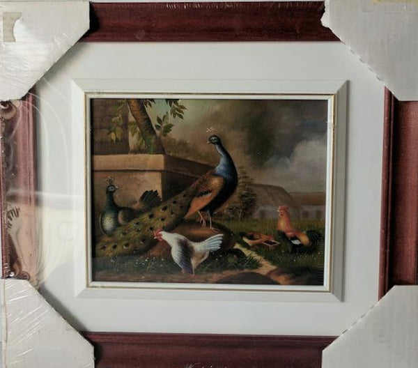Paysage avec Oiseaux par Jean Baptiste Huet - 16 X 18 pouces (Giclée encadrée sur Masonite prête à accrocher)