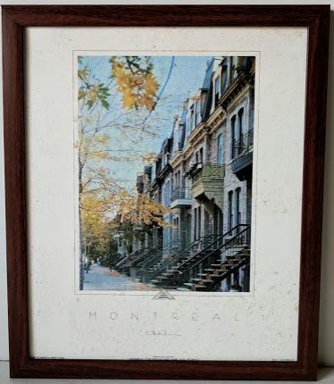 Avenue Laval, Automne - (Framed Giclee on Masonite Ready to Hang)