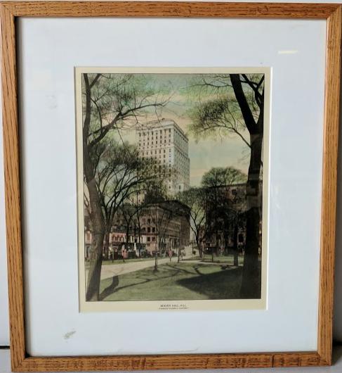 Beaver Hall Hill - (Framed Art Print with Matte and Glass Ready to Hang)