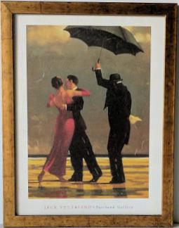 The Singing Butler by Jack Vettriano - 13 X 17" (Framed Giclee on Masonite Ready to Hang)