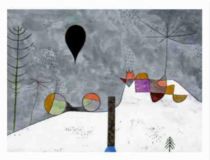 Winter / Image d'Hiver by Paul Klee - 5 X 7" (Greeting Card)