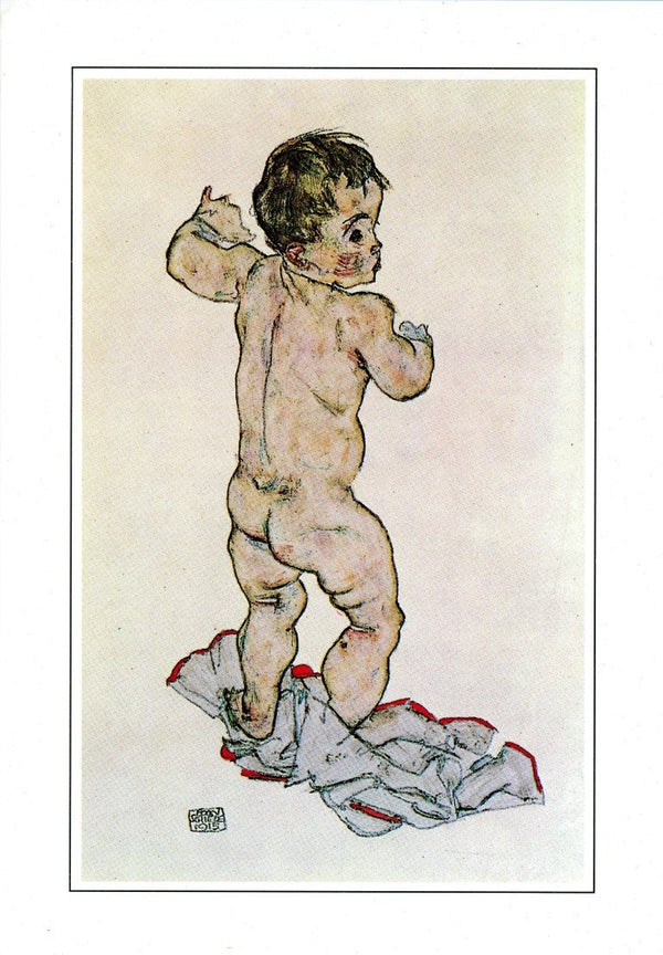 Baby, 1915 by Egon Schiele - 5 X 7" (Greeting Card)