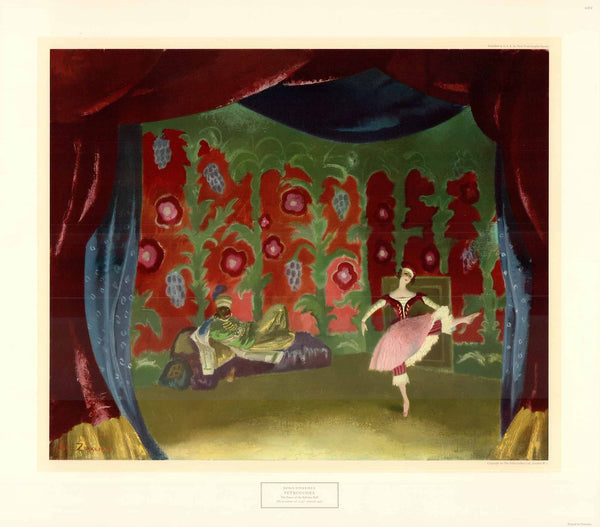 The Dance of the Ballerina Doll by Dorris Zinkeisen - 26 X 29 Inches (Art Print)