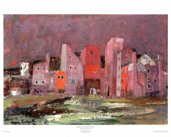 House of the Lagoone, Murano by Anna Redpath - 25 X 31 Inches (Art Print)