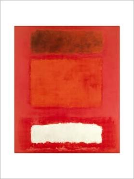 Red, White, Brown by Mark Rothko - 24 X 32 Inches (Art Print)