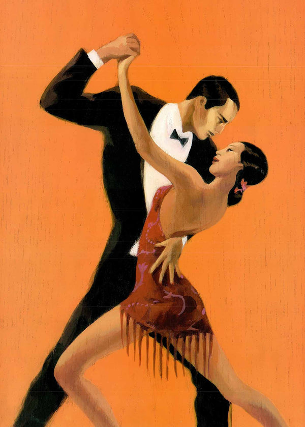 Tango by Aline Bureau - 20 X 28" - Fine Art Poster.