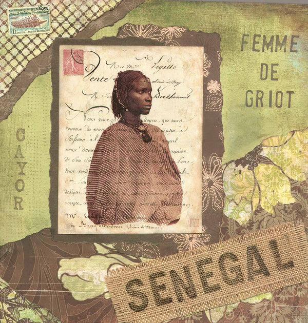 Griot's Wife by Gwenaëlle Trolez - 20 X 20 Inches (Art Print)