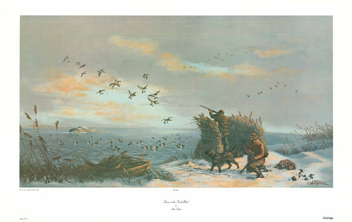 Down at the duck blind by Alice Taylor - 26 X 41" (Poster)
