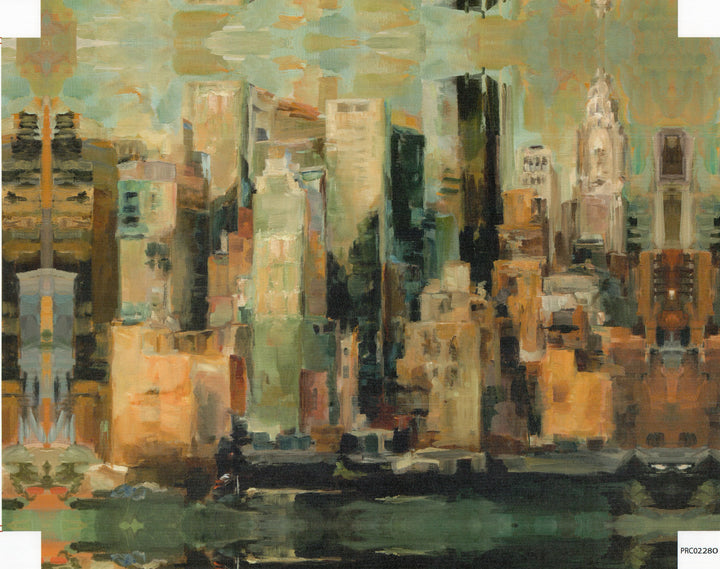 Cityscape - 22 X 28 Inches (Canvas Roll or Stretched ready to hang)