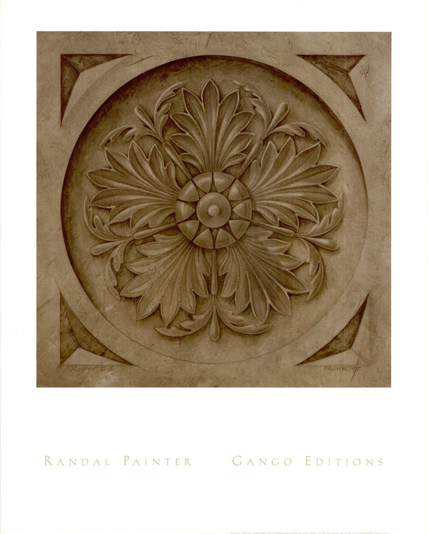 Rosette II, 1997 by Randal Painter - 24 X 30 Inches - Fine Art Poster.