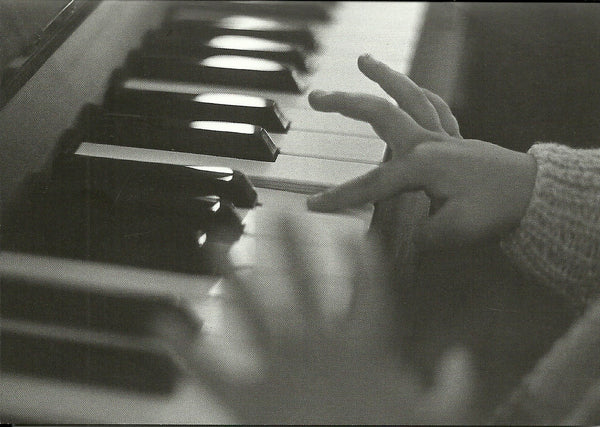 Joaquim on the Piano, 1989 by Bernard Plossu - 5 X 7 Inches (Greeting Card)