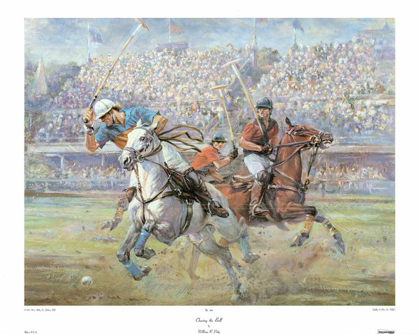 Chasing the Ball by William R. Petty - 26 X 32 Inches (Art Print)