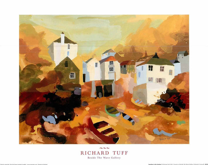 Sunshine in the Harbour by Richard Tuff - 16 X 20 Inches (Poster)