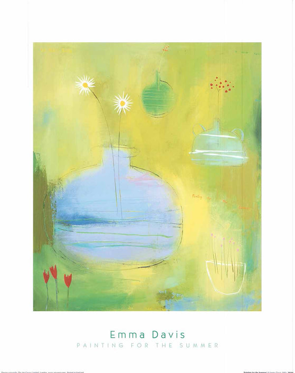 Painting for the Summer by Emma Davis - 16 X 20 Inches (Art Print)