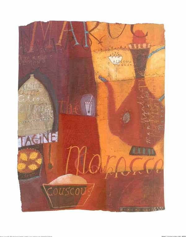 Maroc de Naylor Faulkner - 16 X 20" - Affiches d'art.