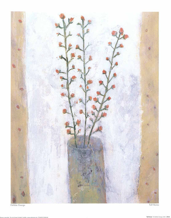 Tall Stems by Debbie George - 16 X 20 Inches (Art Print)