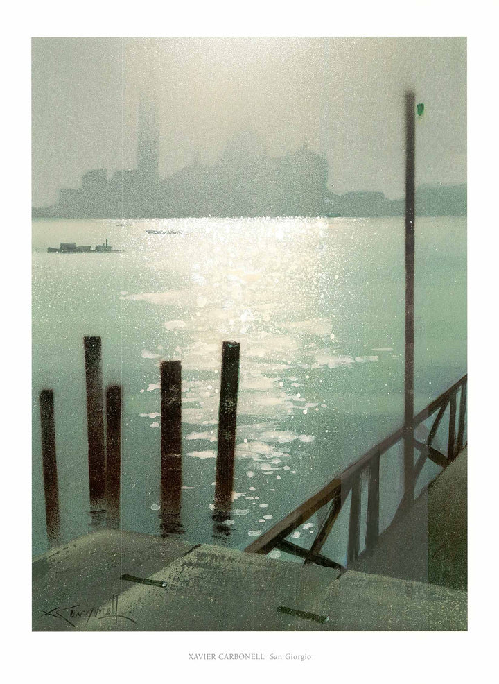 San Giorgio by Xavier Carbonell - 24 X 32" - Fine Art Poster.